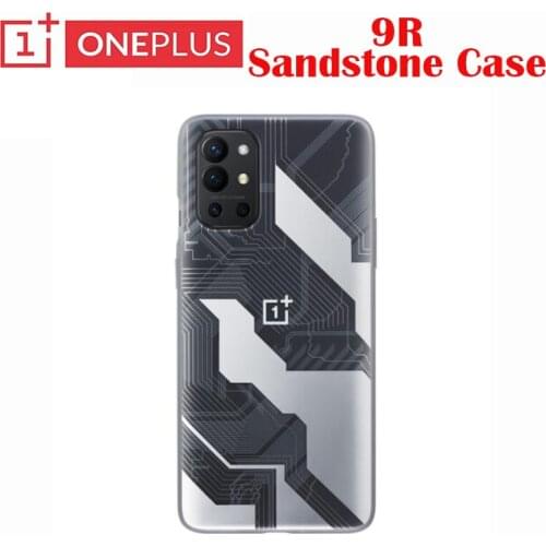 Original New Official OnePlus Case For OnePlus 9R 9 R Sandstone Bumper Case Protective Magnetic Case