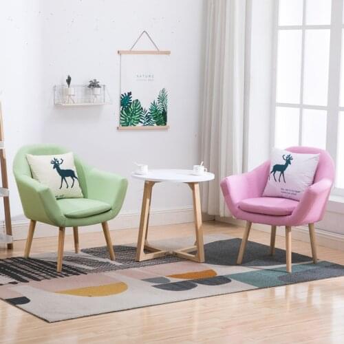 Balcony Chair Nordic Modern Minimalist Mini Lazy Sofa Small Apartment Bedroom Single Seat Girl Internet Hot Casual