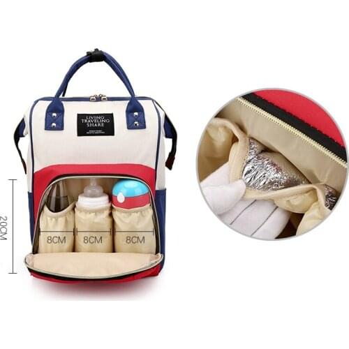 Mummy bag large capacity maternal and child package upgrade version waterproof fashion backpack