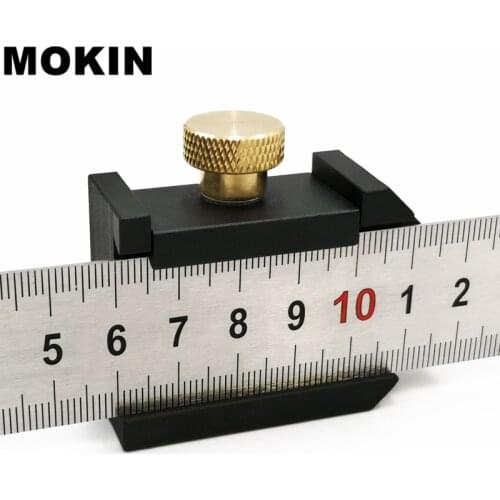 Angle Scriber Steel Ruler Positioning Block Woodworking Line Scriber Gauge Aluminum Alloy For Carpentry DIY Measuring Tools