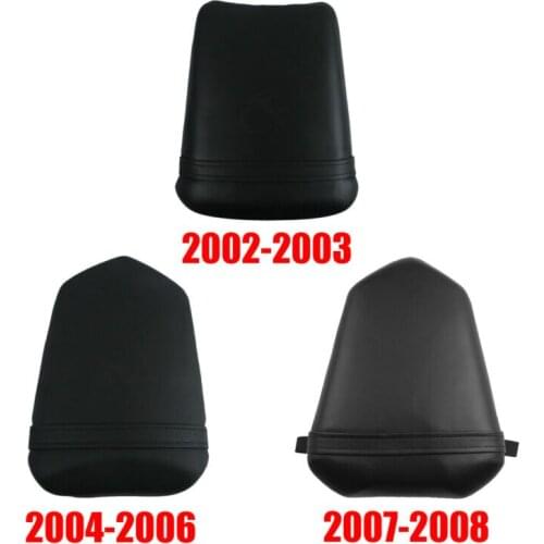 Motorcycle Rear Pillion Passenger Seat For Yamaha YZFR1 02-03 04-06 07-08 Black