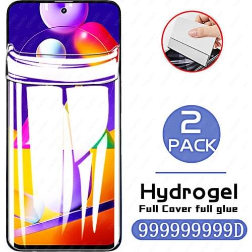 2pcs Soft Hydrogel Film For samsung galaxy m31s sm-m315f Front+Lens Full Screen Cover Protector on sumsung 31 s m 31s m315f