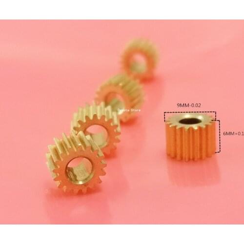 2X 0.45M 17T 4mm DIY motor copper Gear Transmission gear