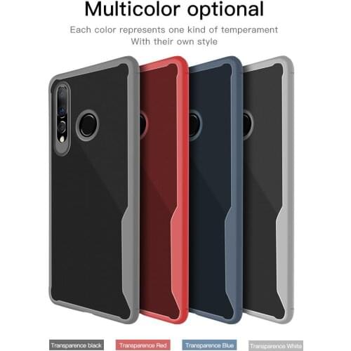 Phone case For HUAWEI Y6 PRO 2019 Ultra Slim Translucent Non-slip Shockproof TPU Back Cover