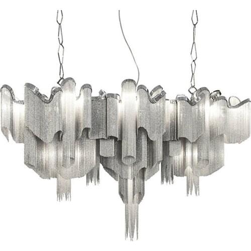 Designer Tassel Chain Pendant Lights Aluminum Suspension Light New for Living Room Dinning Room Hotel Home Pendant Lamp PA0020