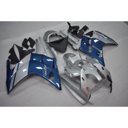 FJR 1300 2006 Fairing Kits FJR 1300 2004 Motorcycle Fairing FJR 1300 2002 - 2006 Fairings Silver Blue