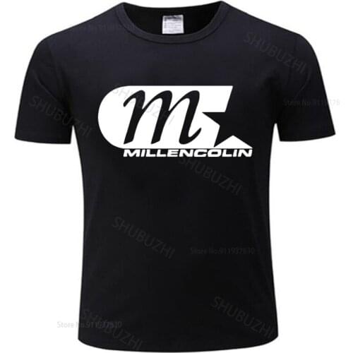 Hot sale men brand t shirt summer cotton tshirt Authentic MILLENCOLIN Band Jumbo M Star Logo Swedish Punk Rock Tops