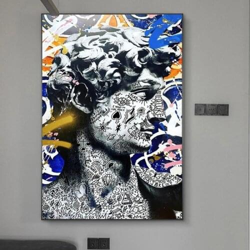 Graffiti David Sculpture Fashion HD Posters Bedroom Decor Canvas Paintings on The Wall Art Prints Nordic Living Room Decoration