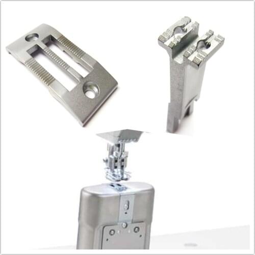 Needle plate & Feed dog for Durkopp Adler 868 Double Needle Sewing MachineNeedle plate & Feed dog for Durkopp Adler 868 Double N