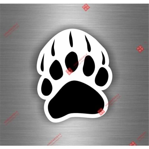 Interesting Sticker Car Moto Biker Bomb Decal Bumper Paw Hearth Dog Cat Wolf Panda R1