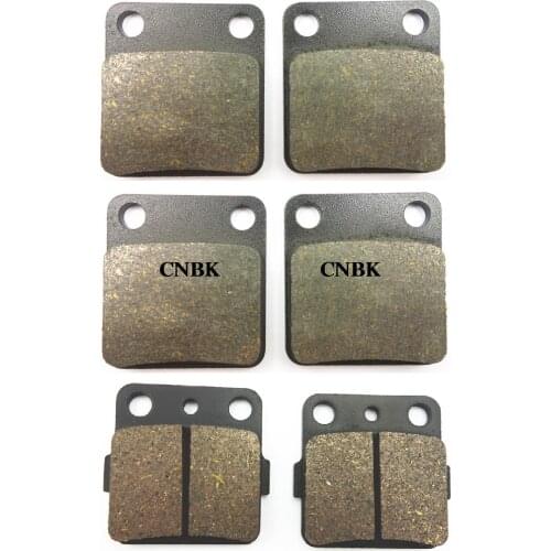 F+R Brake Pad Set fit YAMAHA 350 YFM XA-XS Warrior YFM350 1993 1994 1995 1996 1997 1998 1992 - 2004 Front Rear