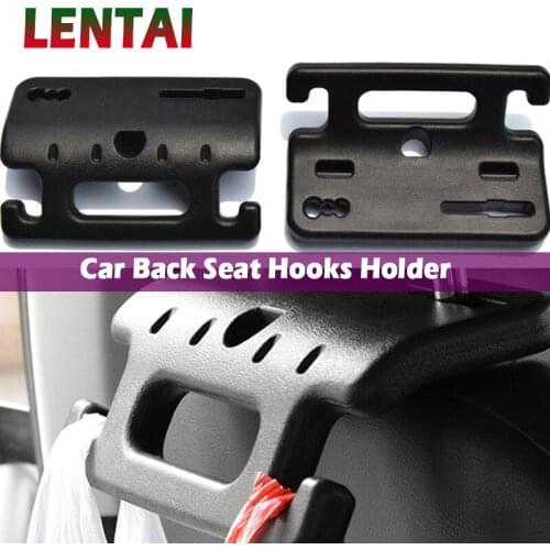 LENTAI 1PC Car Back Seat Hooks Holder Safety For Mercedes Alfa Romeo Fiat 500 BMW E39 E46 E90 E60 E36 Mini Cooper Accessories