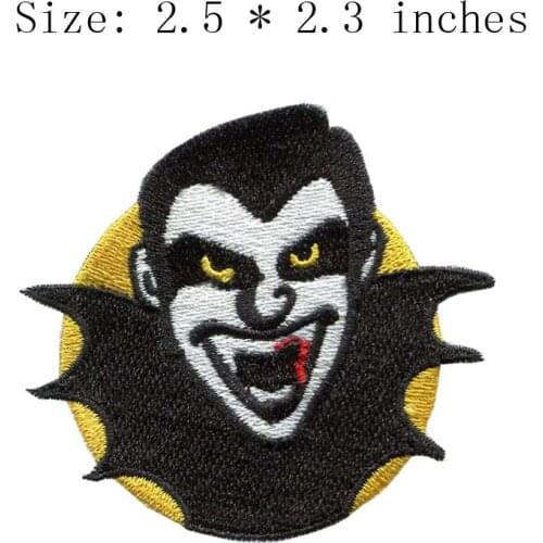 Bat animal 2.5"wide embroidery for embroidery patch floral/flying patch/suck blood patch