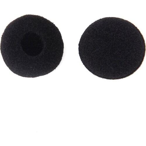 Top Deals Replacement Earphone in Soft Foam Sponge Bearing Headsets Covers Black
