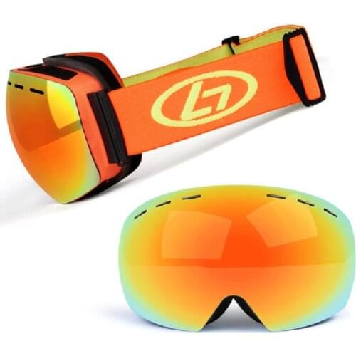 Ski Goggles Double Layers UV400 Anti-fog Big Ski Mask Glasses Skiing Men Women Snow Snowboard Goggles Winter