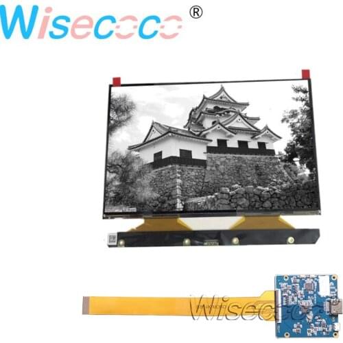 Wisecoco 8.9" 4K 3840*2160 Screen Monochrome IPS Display Plus MIPI Board 405nm Parallel UV Light Source for 3D Printer