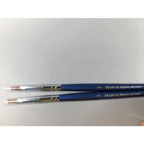 No.2 Skyists Dental Lab Equipment Porcelain Teeth Brush Ceramic Brush Pen Japan Flat