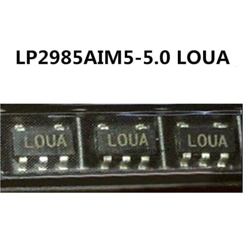 Original 40pcs/ LP2985AIM5-5.0 LOUA SOT23-5