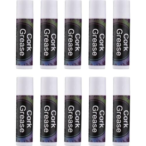 10 PCS Cork Grease Woodwind Instruments Accessory for Saxophone Clarinet Flute