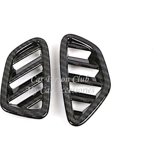 Interior Console Side Air Condition Vent Outlet Panel Cover Trim For Chevrolet Trax Tracker 2019 ABS Chrome Car Accessories