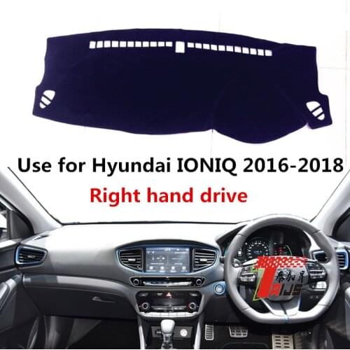 TAIJS Factory Casual Simple Polyester Fibre Car Dashboard Cover For Hyundai IONIQ 2016 2017 2018 Right hand drive