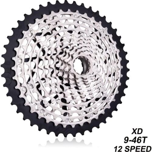 Ultimate MTB 12 Speed 9-46T XD ULT Cassette Ultralight Mountain Bike Freewheel Steel Durable 12s Sprocket 9-46 k7 9 to 46 370g