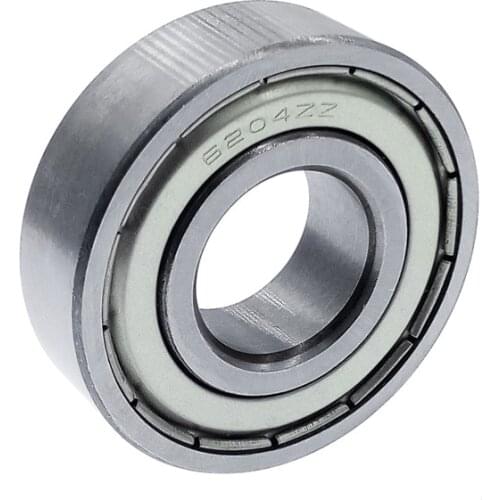 1pcs Bearing 6204 6204Z 6204ZZ deep groove ball bearings 20*47*14 mm metal sealed bearing carbon steel bearing
