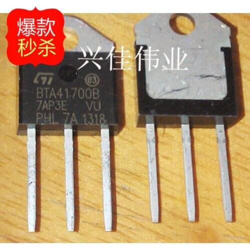 10PCS New BTA41-700B BTA41700B TO3P 700V TRIAC