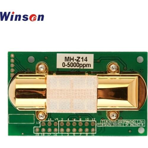 2PCS Winsen MH-Z14/Z14B NDIR Infrared Carbon Dioxide Gas Sensor For CO2 Monitor