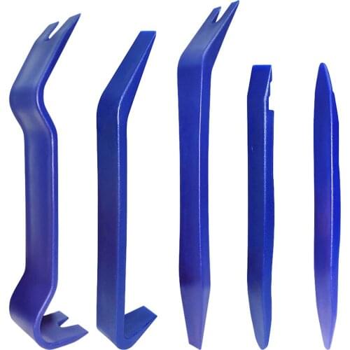 5pcs Auto Car Radio Panel Door Clip Trim Dash Audio Removal Installer Pry Tool Disassembly Plastic Pry Tool Hand Repair Tool