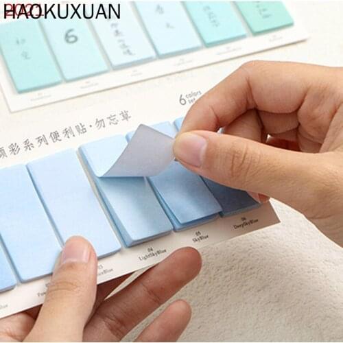 6 pcs /set Cute Novelty Sticky Notes Memo Pad Index Sticker Bookmark Page Flag School Office Stationery Supplies