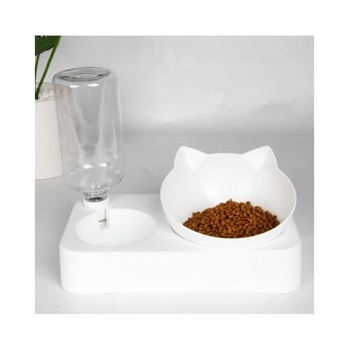 Pet Bowls Dog Cat Drinking Bowl Automatic Water Dispenser Feeder Pet Food Container Non-Slip Dog Bowl Single Large Cat Dog Bowl