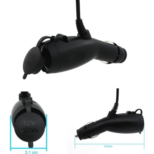 Car Charger Charging Adapter for Radar Detector/ DVR Recorder Cigarette Lighter DC 3.5mm Cigarette Lighter Socket