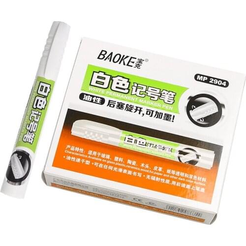 Белые маркеры Baoke China At AliExpress