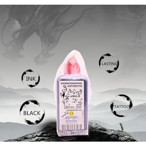 Free Shipping 1Bottle Tattoo Ink 250ML / 330g Black Color Tattoo Pigment kit