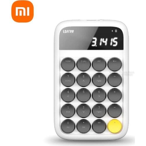 Bluetooth Numeric Keypad Multi-System Compatible Backlit Keyboard Micro USB 800mAh Capacity Smart Calculator for Xiaomi youpin