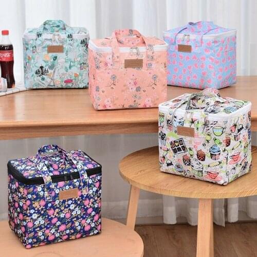 Large Lunch Bag Insulated Cool Bags For Adults Kids School Picnic Lunch Portable Isotherme Lunchbag Storage Organizers