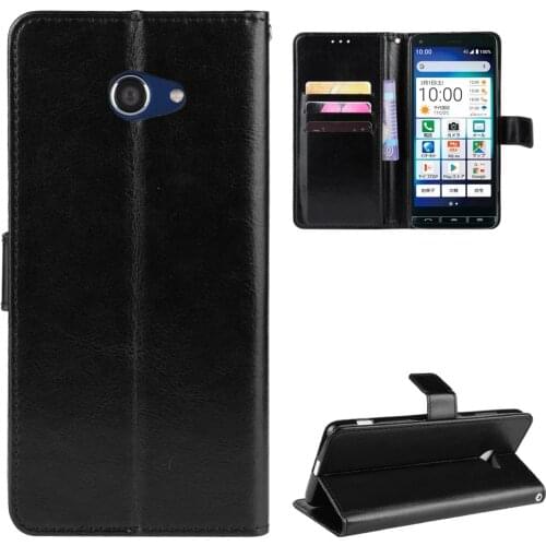 Book Style PU Leather Case Cover for Kyocera Basio 4 KYV47 Flip Wallet Phone Bags Cases with Stand for Kyocera Basio 4 KYV47