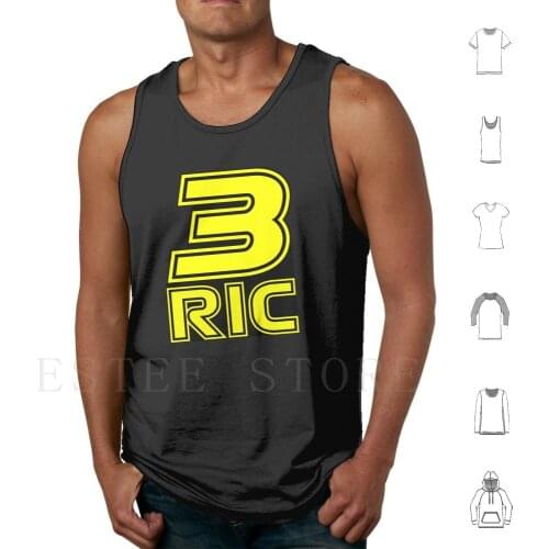 Daniel Ricciardo Number 3 Back Tank Tops Vest Daniel Ricciardo 3 Number Racing Driver Formula Sport The Honey