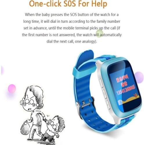DS18 kids GPS WiFi Locator Tracker Monitoring Calling Waterproof SOS Call baby