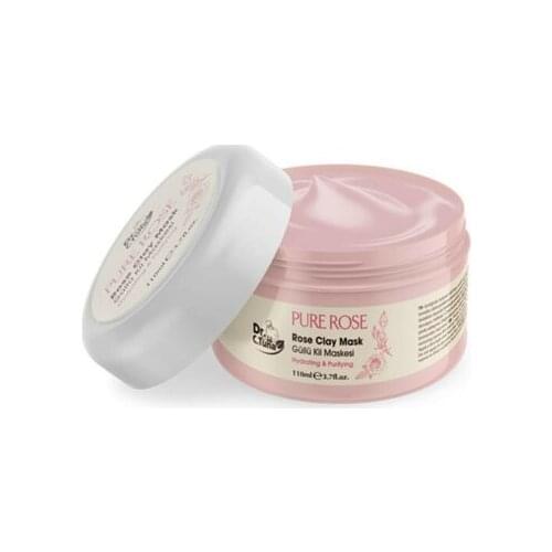Farmasi Dr. C. Tuna Pure Rose Clay Mask Pink Clay Mask Pore Black Dots Blackhead Deep Cleansing Mask Against Face Acne 110 ML