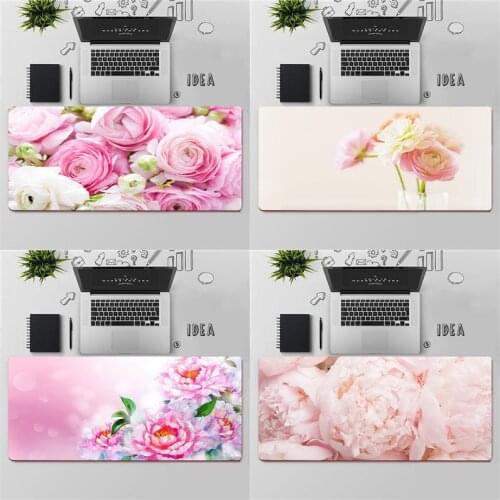 FHNBLJ Top Quality Peonies beautiful flower Laptop Gaming Mice Mousepad Free Shipping Large Mouse Pad Keyboards Mat