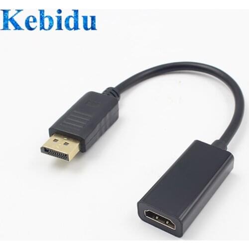 Kebidu DP Male To HDMI-compatible Female HD 1080P Cable Adapter For HDTV Projector Display 20Pin To 19Pin Wholesale