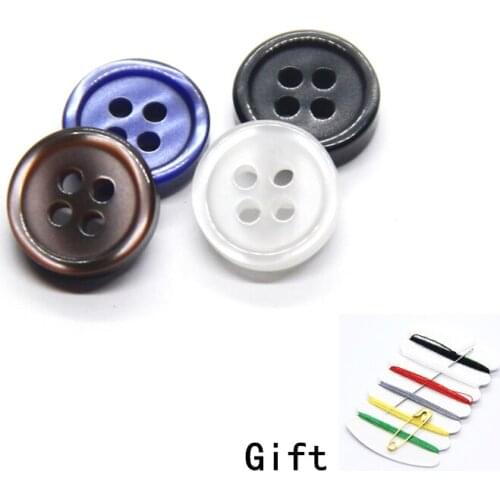9/10/11mm Classic Sewing Small Shirt Buttons For Clothing Men Tops Blouse Collar Decorative Handmade DIY Accessories Wholesale