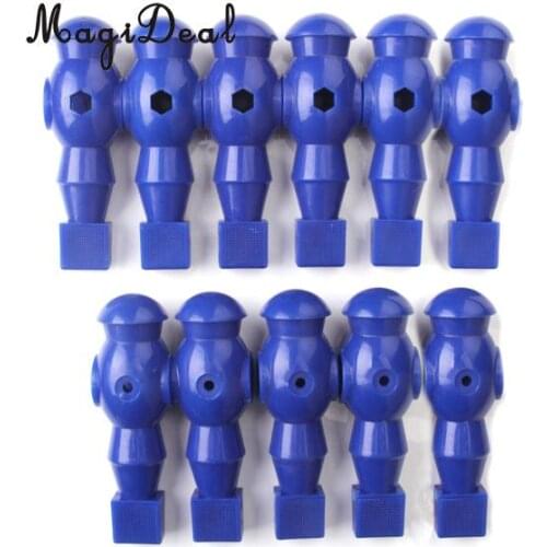 MagiDeal 11Pcs Tournament Player Foosball Men Replacement Soccer Table Games Indoor Soccer Children for 5/8'Rod Standard Table