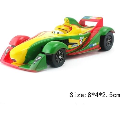 Disney Pixar Cars 2 3 No.10 Rip Clutchgoneski Lightning McQueen Mater 1:55 Diecast Metal Alloy Model Car Kid Birthday Gift Boy