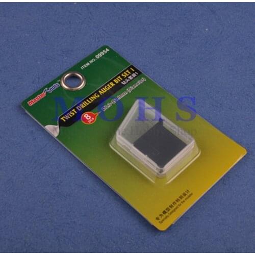 8pcs/set Scale RC Model Tools TRUMPETER 09954 09955 09956 TWIST DRILLING AUGER BIT SET 0.3mm ~ 1.0mm 1.0mm~ 1.7m 1.8mm ~ 2.5mm