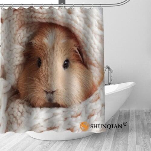 New Guinea Pig Shower Curtain Bathroom Decorations For Home Waterproof Fabric Curtain Shower Bath Curtain A18.1.3