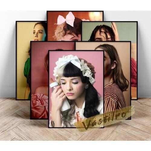Melanie Martinez Singer Poster, Popular Music Star Wall Art, Modern Beauty Painting, Bedroom Wall Decor, Melanie Fans Collect