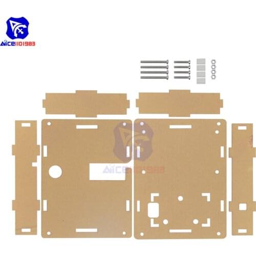Clear Acrylic Case Shell Housing for LCR-T4 M328 Transistor Tester Capacitance Mega328 Anti-Scratch Protection Cover